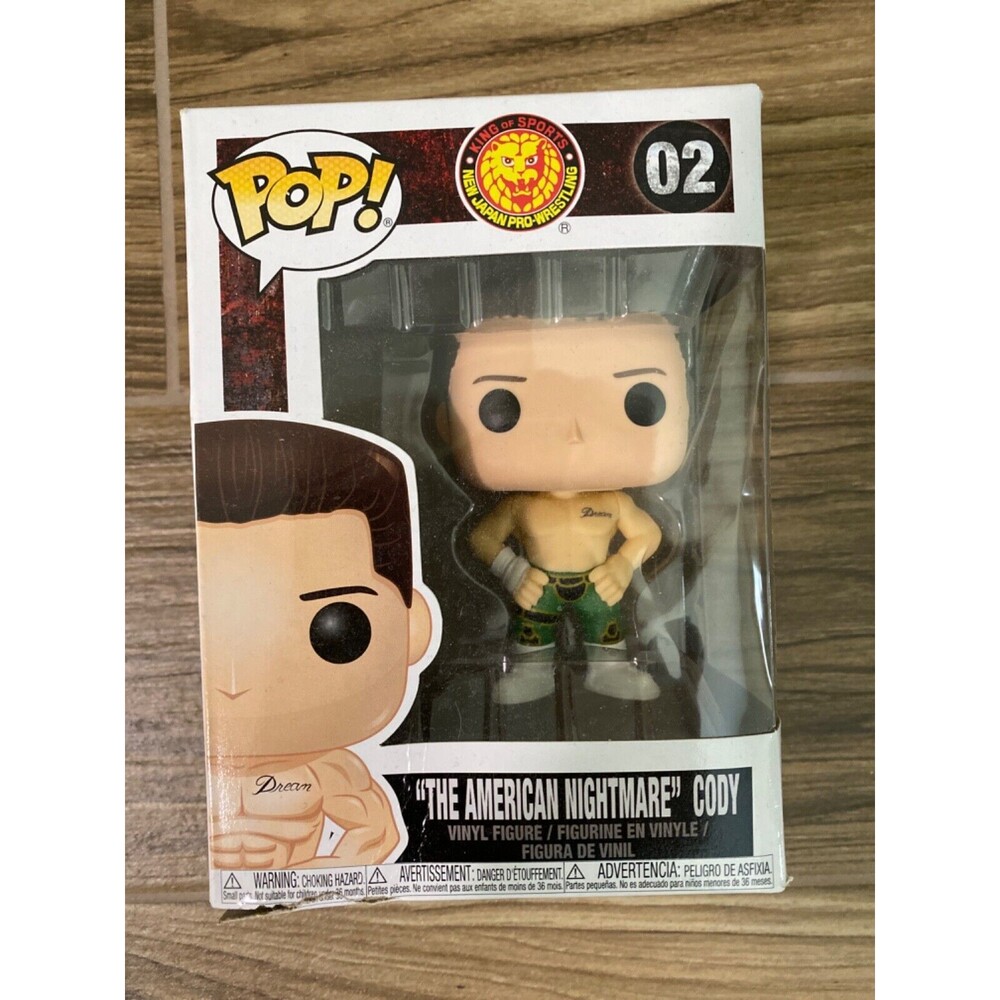 NJPW The American Nightmare Cody Funko Pop 02 New Japan Cody Rhodes